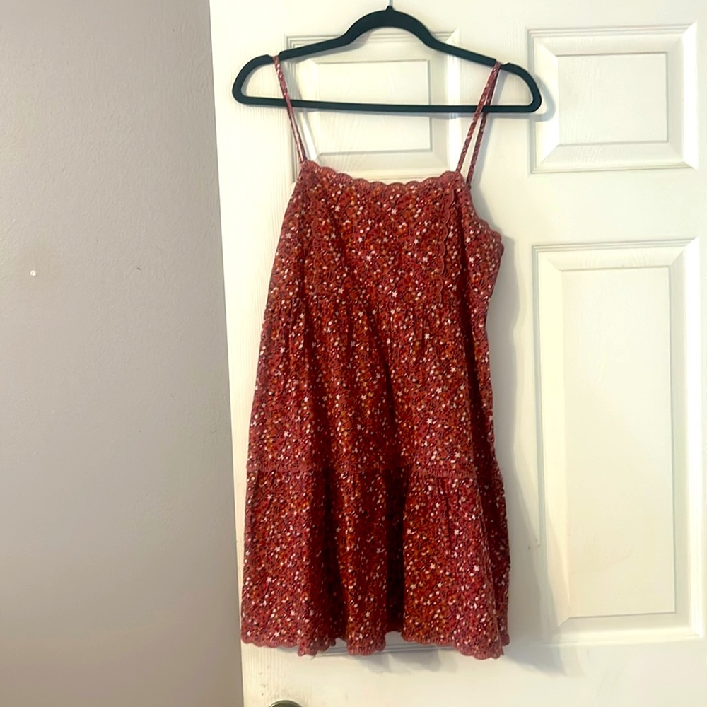 Aeropostale Flowered Sun Dress Size: S